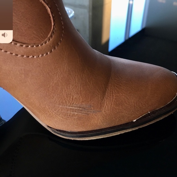 Steve Madden Booties in Cognac Size 7 - Picture 12 of 13